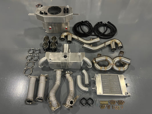 Huron Speed C8 Corvette Twin Turbo Kit - A2W Premium Bundle