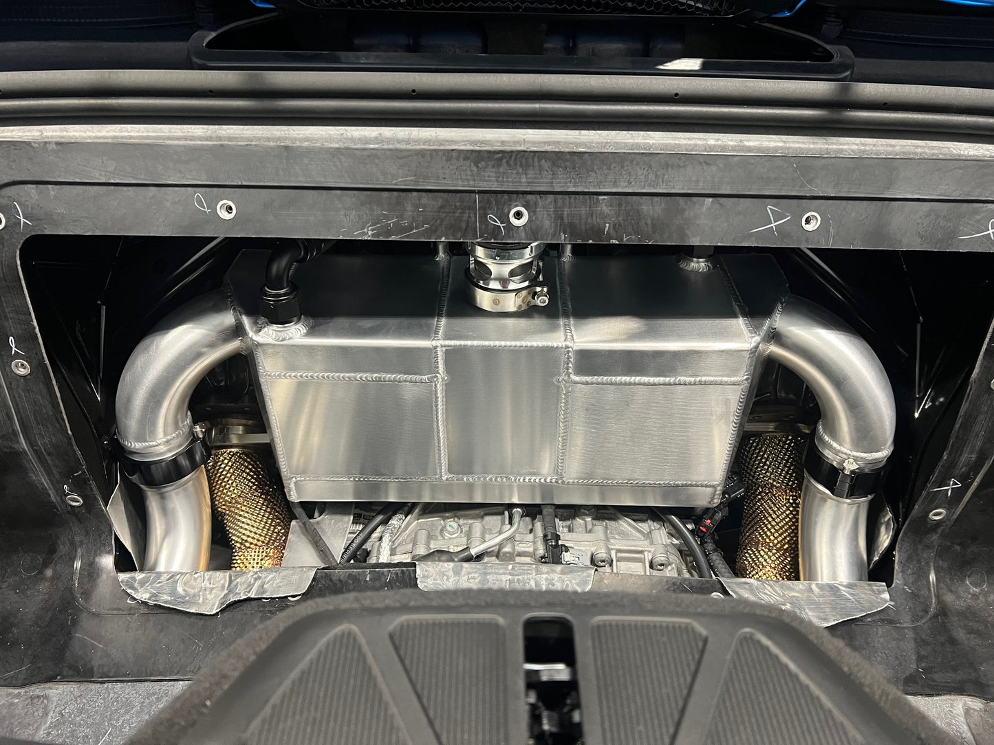 Huron Speed C8 Corvette Twin Turbo Kit - A2W Premium Bundle