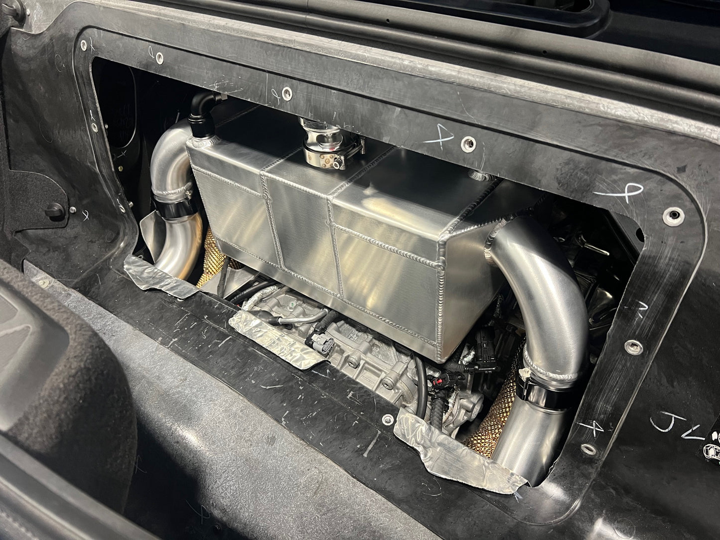 Huron Speed C8 Corvette Twin Turbo Kit - A2W Premium Bundle