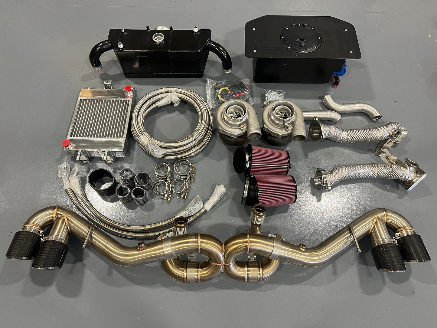 Clearance - Used C8 Twin Turbo kit - Std. Exit