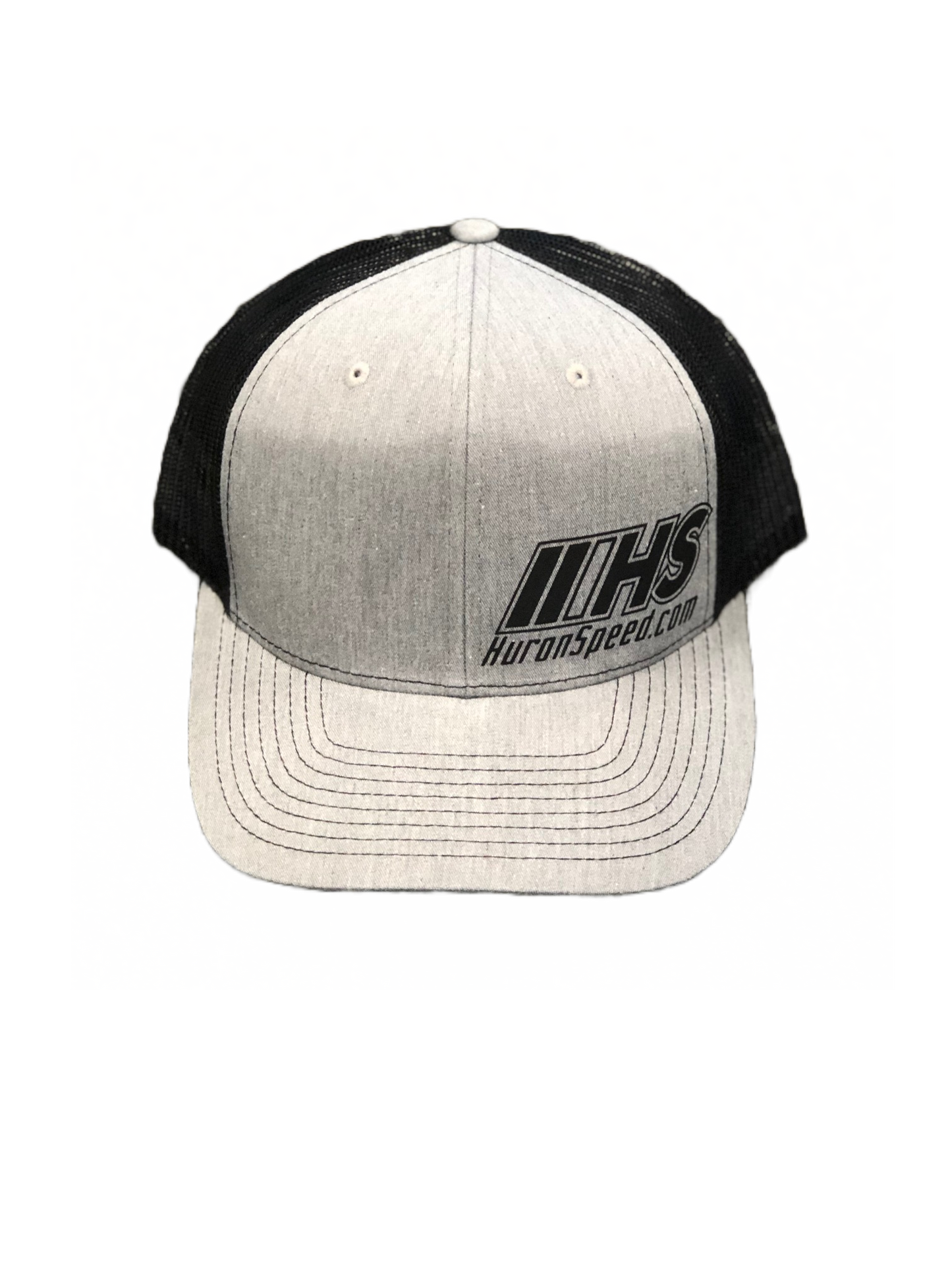 Huron Speed Snapback Hat - Grey/Black