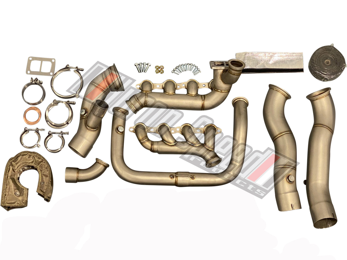 *New* Huron Speed V4 T6 HOT-SIDE Piping for 99-13 GM 1500