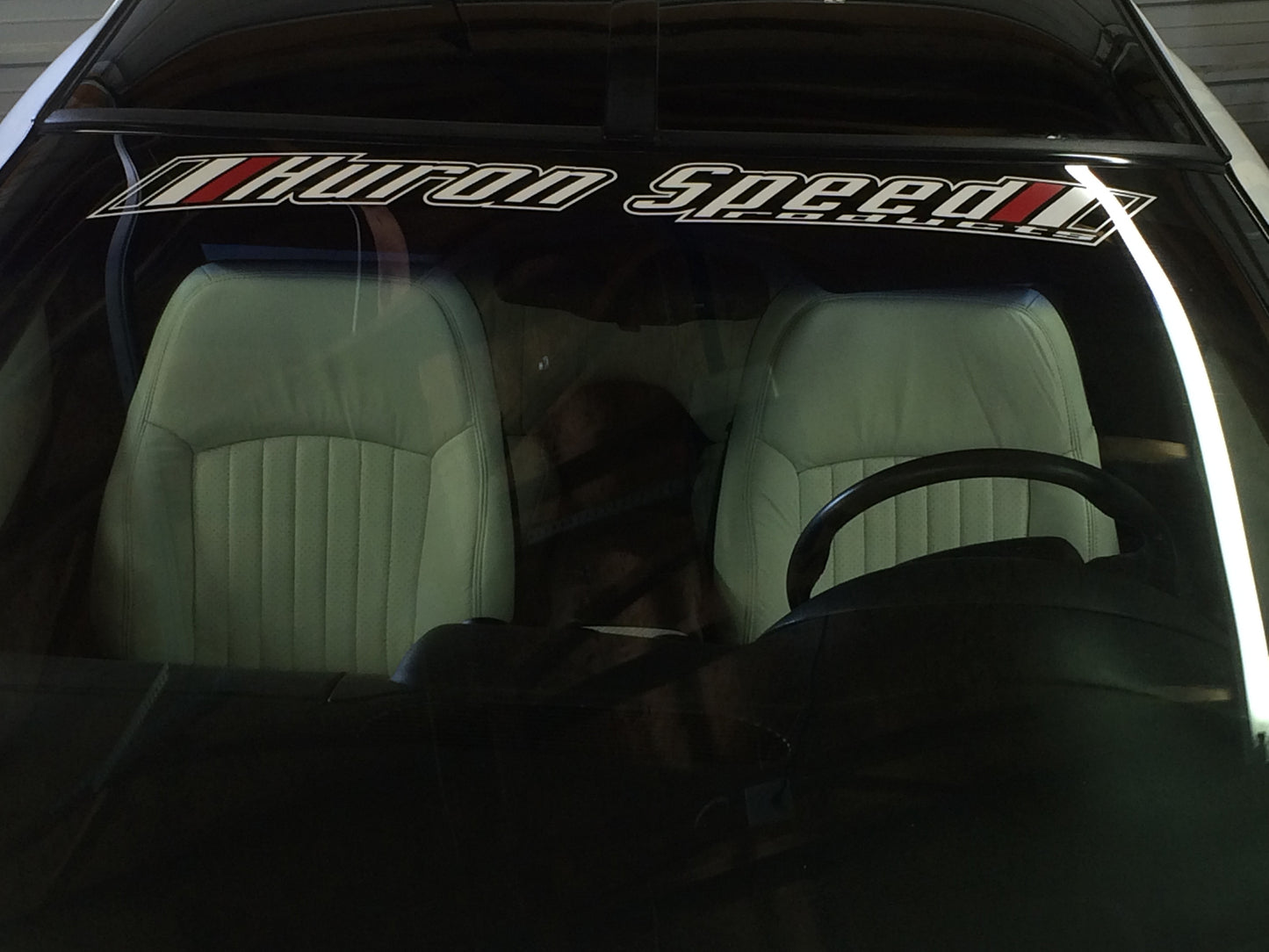 Huron Speed Windshield Banner Vinyl 40"