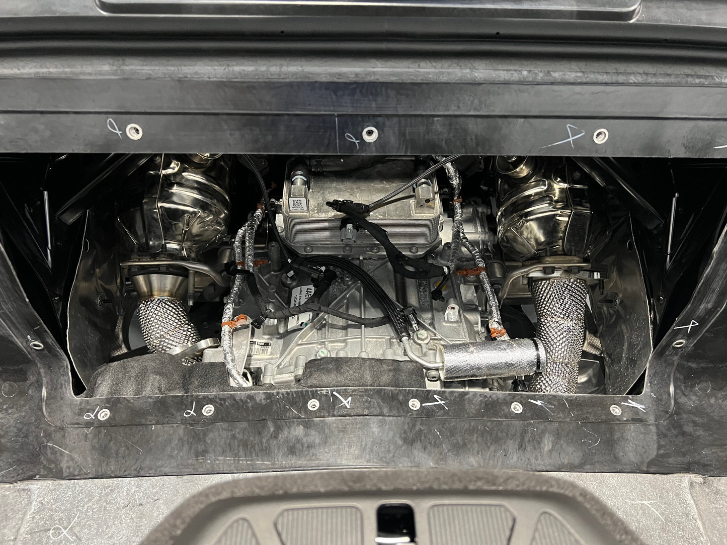 Huron Speed C8 Corvette Twin Turbo Kit - A2W Basic Bundle