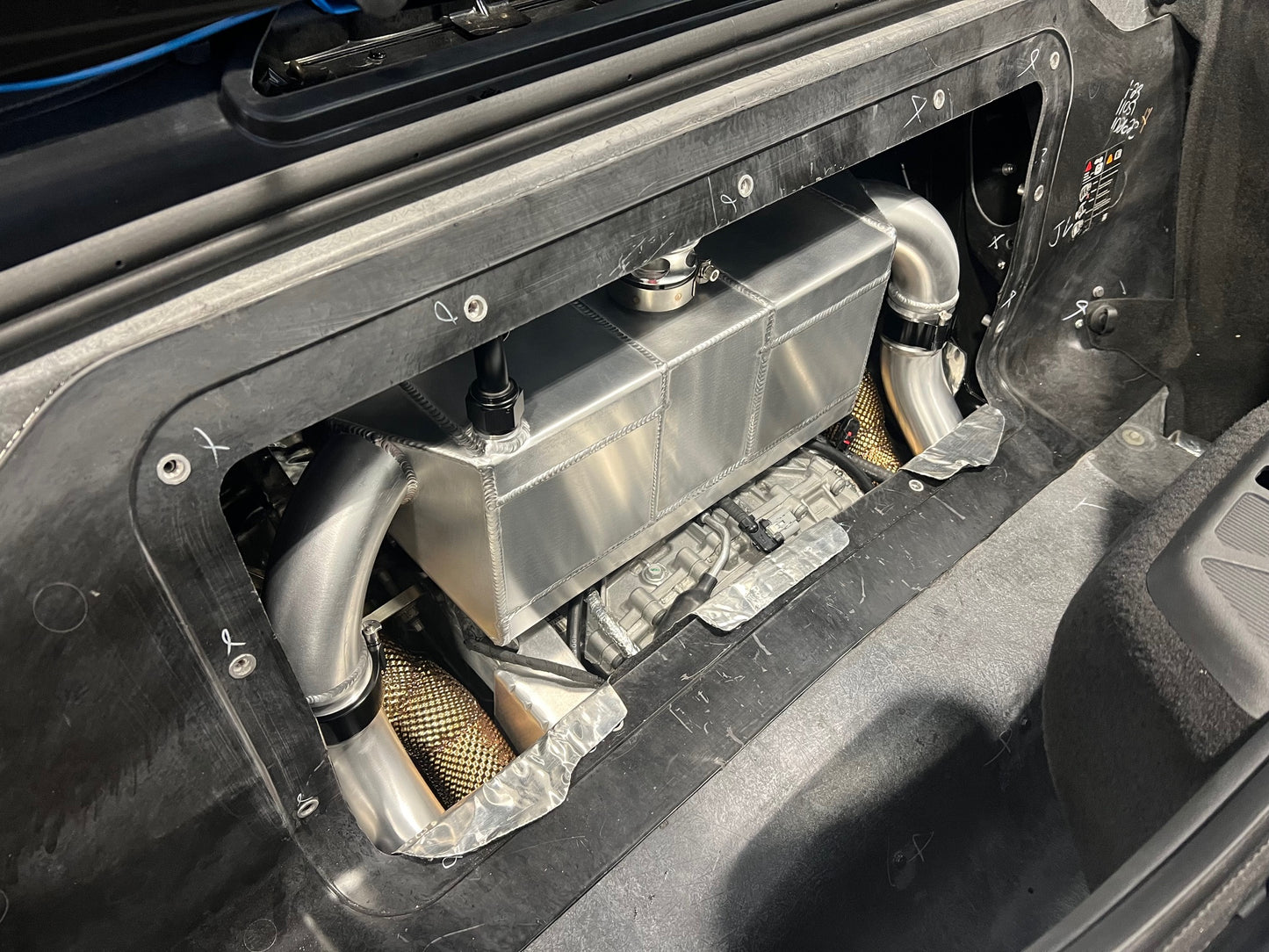Huron Speed C8 Corvette Twin Turbo Kit - A2W Basic Bundle