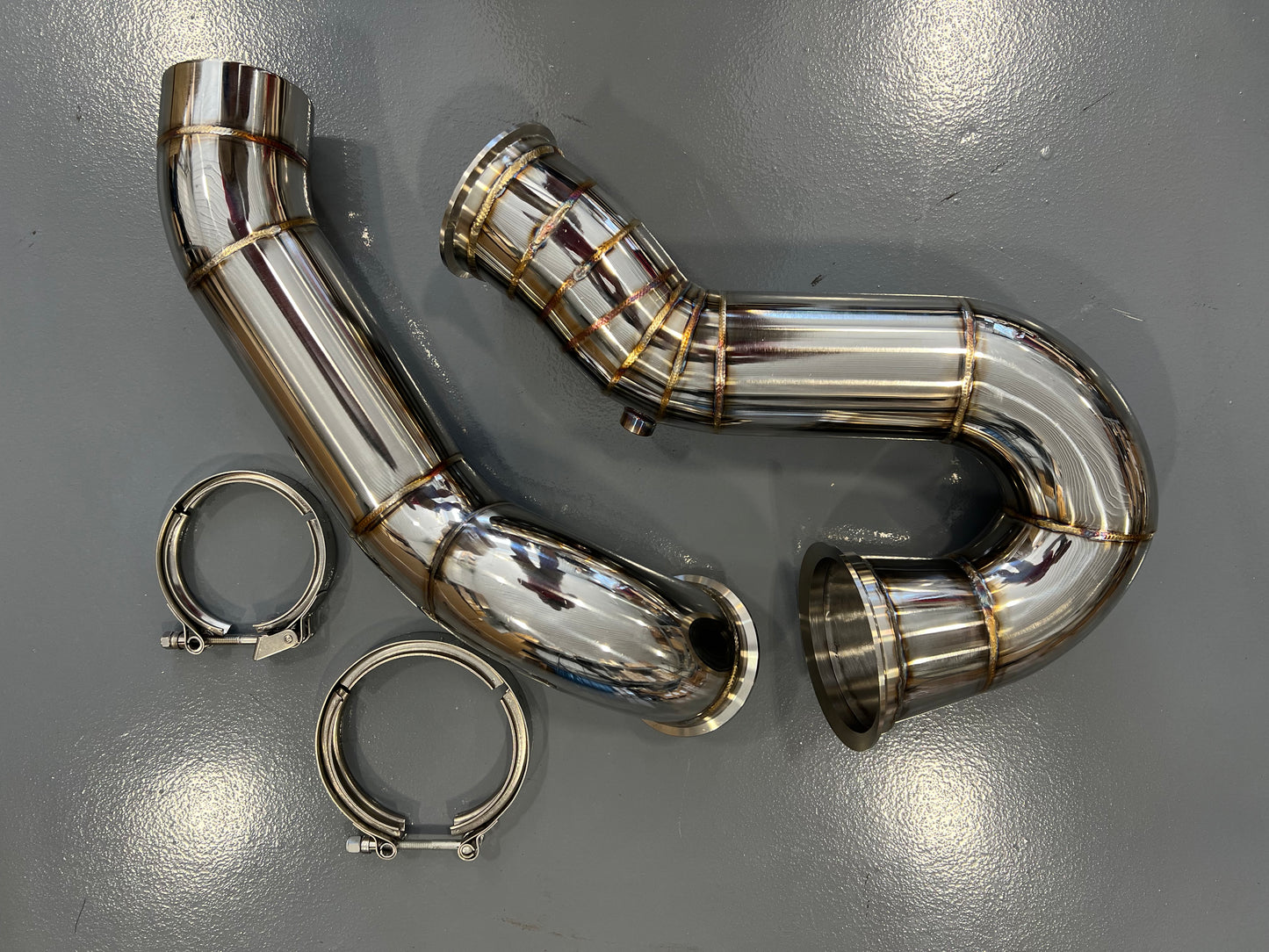 4” Rear-exiting downpipe for T6 kit