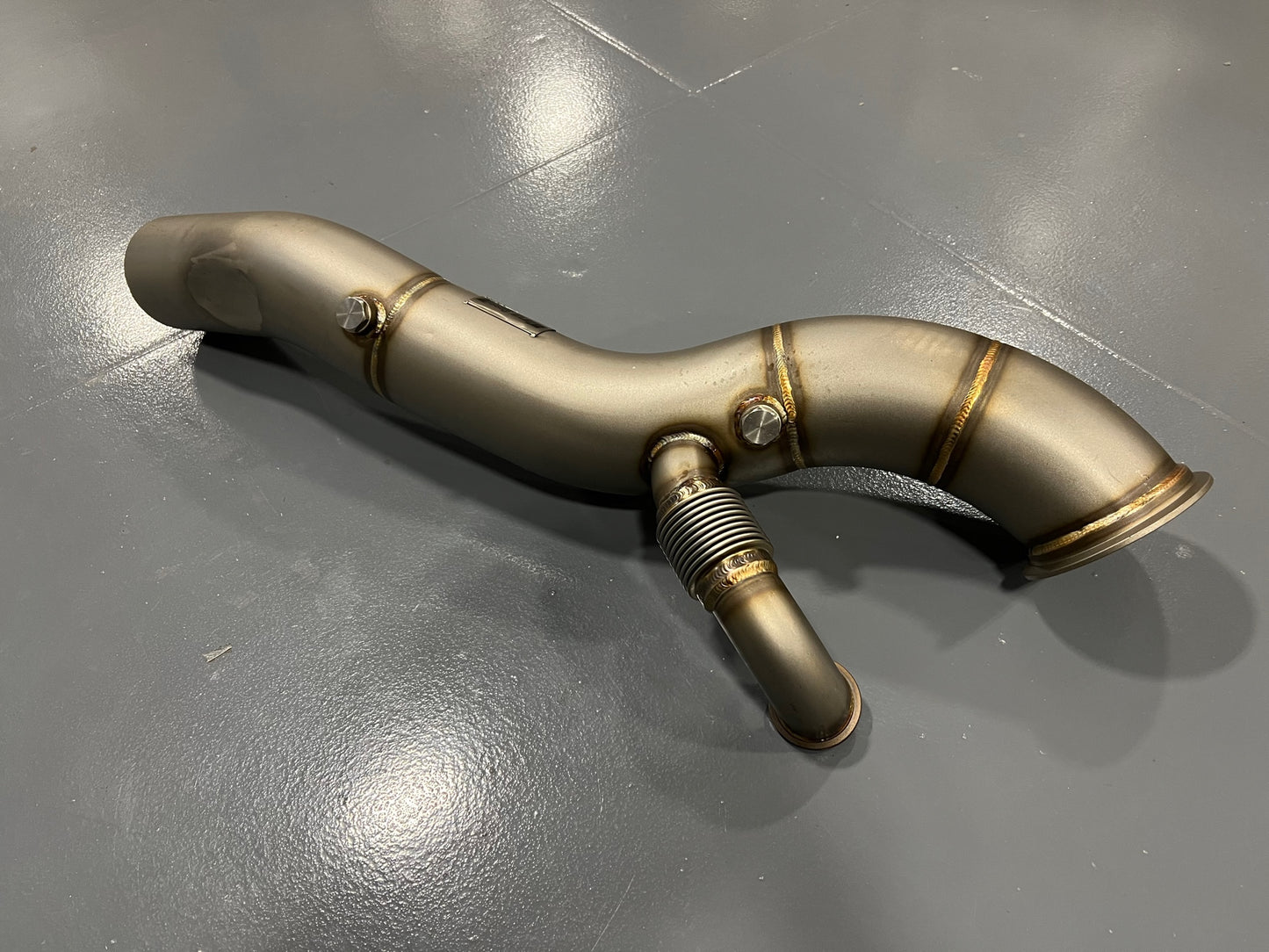 Huron Speed Truck T4 4" Downpipe for 1.25 Housings
