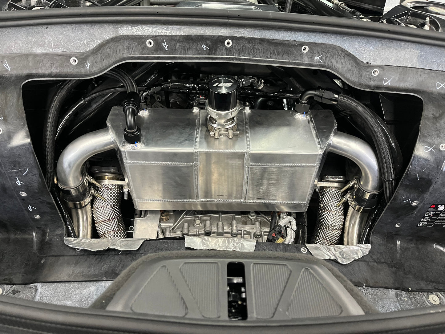 Huron Speed C8 Corvette Twin Turbo Kit - A2W Premium Bundle