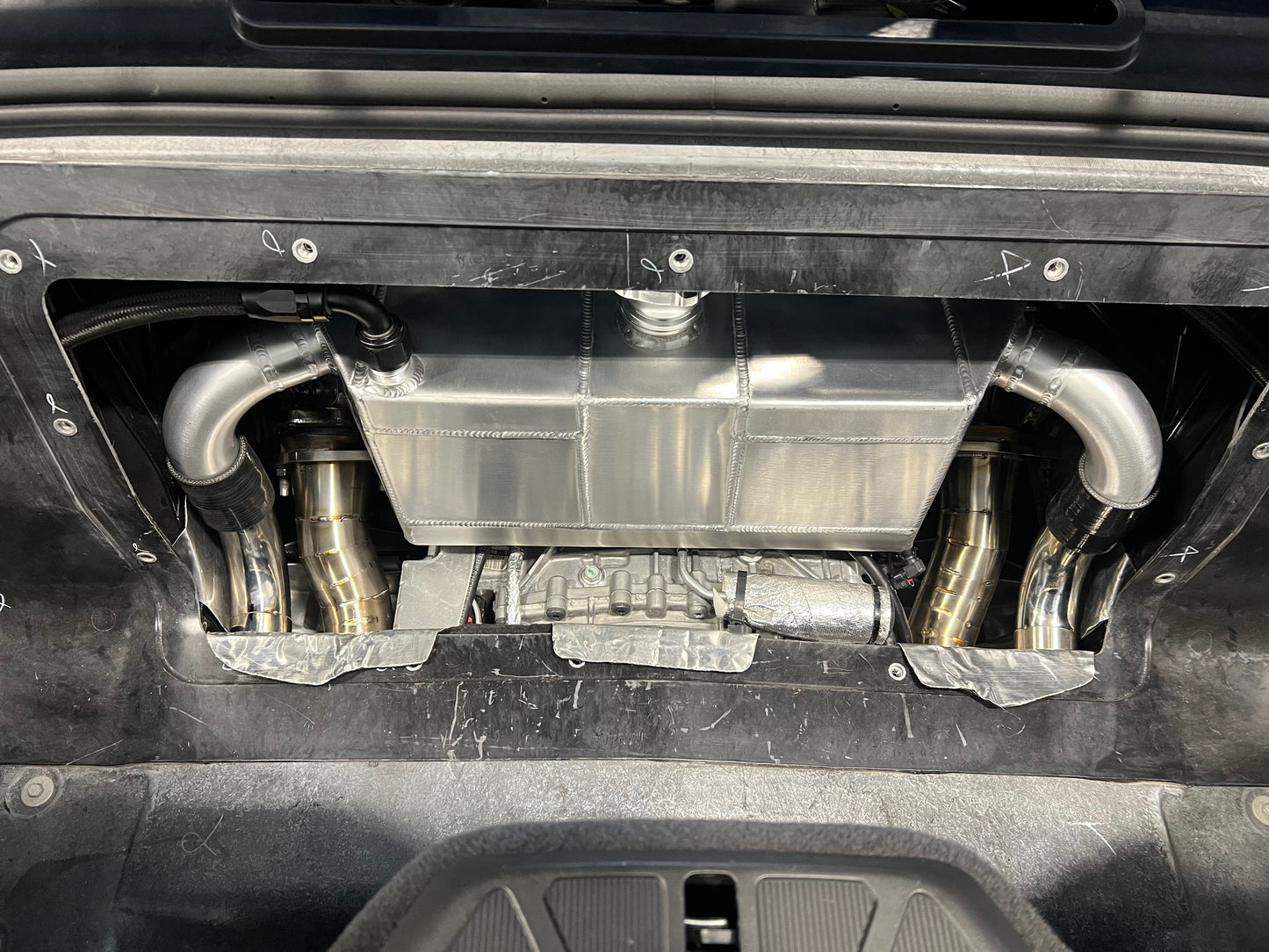 Huron Speed C8 Z06 Corvette Twin Turbo Kit - A2W Premium Bundle