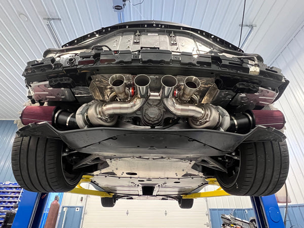 Huron Speed C8 Z06 Corvette Twin Turbo Kit - A2W Premium Bundle – Huron ...
