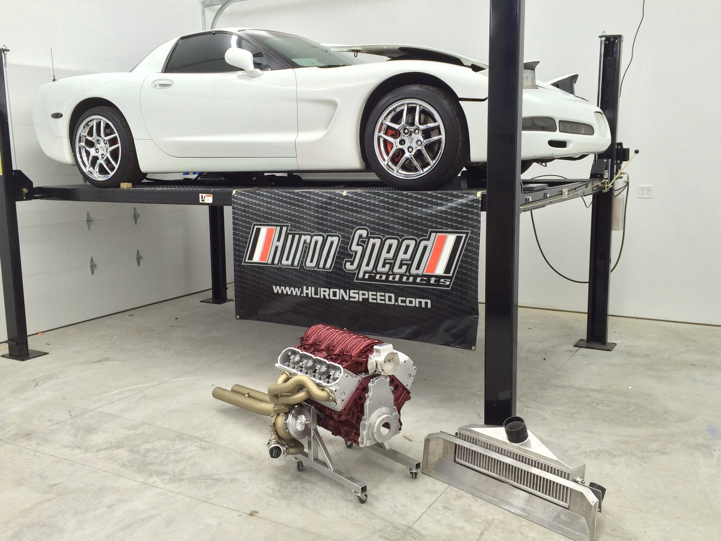 Huron Speed C5 Corvette Twin Turbo Kit - Base