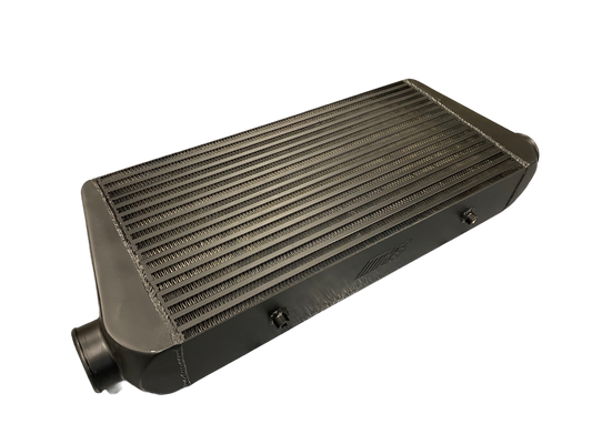 Huron Speed Black Series 4" Thick Intercooler (w/ Airguides) - Single Turbo