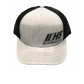 Huron Speed Snapback Hat - Grey/Black