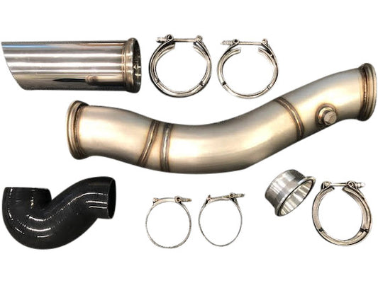 Huron Speed T4 4" Bumper-exit for 4" Exit turbos